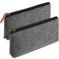 Pencil Bag Pen Case Felt Students Stationery Pouch Zipper Bag for Pens Pencils