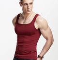 2023 New Summer Collection Breathable Plus Size Men's Tank Tops Gray Singlets Sleeveless Fitness Vest Casual Bodybuilding Vest