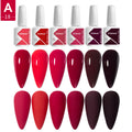 JTING Professional Semi Permanent Nail Polish Uv Led 6 Colors Gel Polish Set OEM Wholesale Nail Supplier Vendor