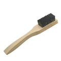 Wooden Laundry Stain Brush with Natural Soft Boar Bristle for Scrubbing Tough Stains on Delicate Fabrics Knits Cotton Linens