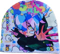 Sublimation Running Cycling Sports Beanie Dtg Print Knit Custom Pattern Digital Sublimated Beanie Printing Cuffless Beanie