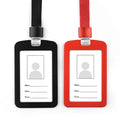 Silicone ID Card Badge Holder With Cheap Lanyard Card Holder Case Top Selling Wedding Promotion Silicone Id Card Holder