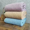 Chinese Manufacture Super Soft Vintage Washed King Queen Cotton Quilt Coverlet Set