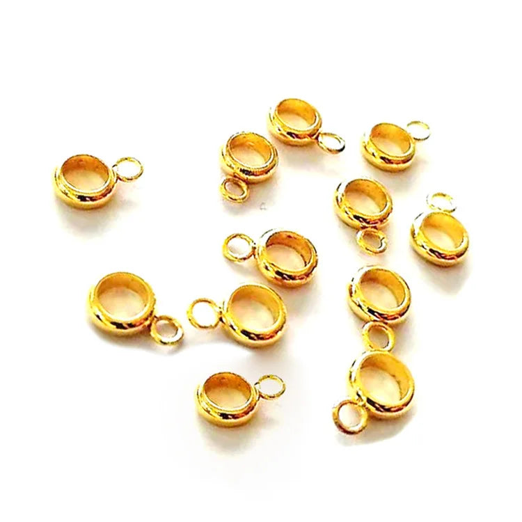 Make Jewelry Findings Stainless Steel DIY Connecting Ring Accessories for Beads Pearl
