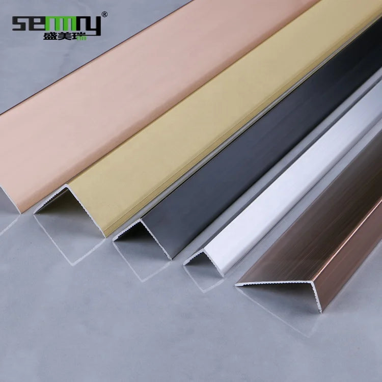 Modern Design Decorative Wall Molding Metal Trim Strips Polished Wall Corner Decorative with New Style