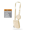 Lulu Unisex Adjustable Belt Bags Cell Phone Crossbody Bag with Removable Small Pouch