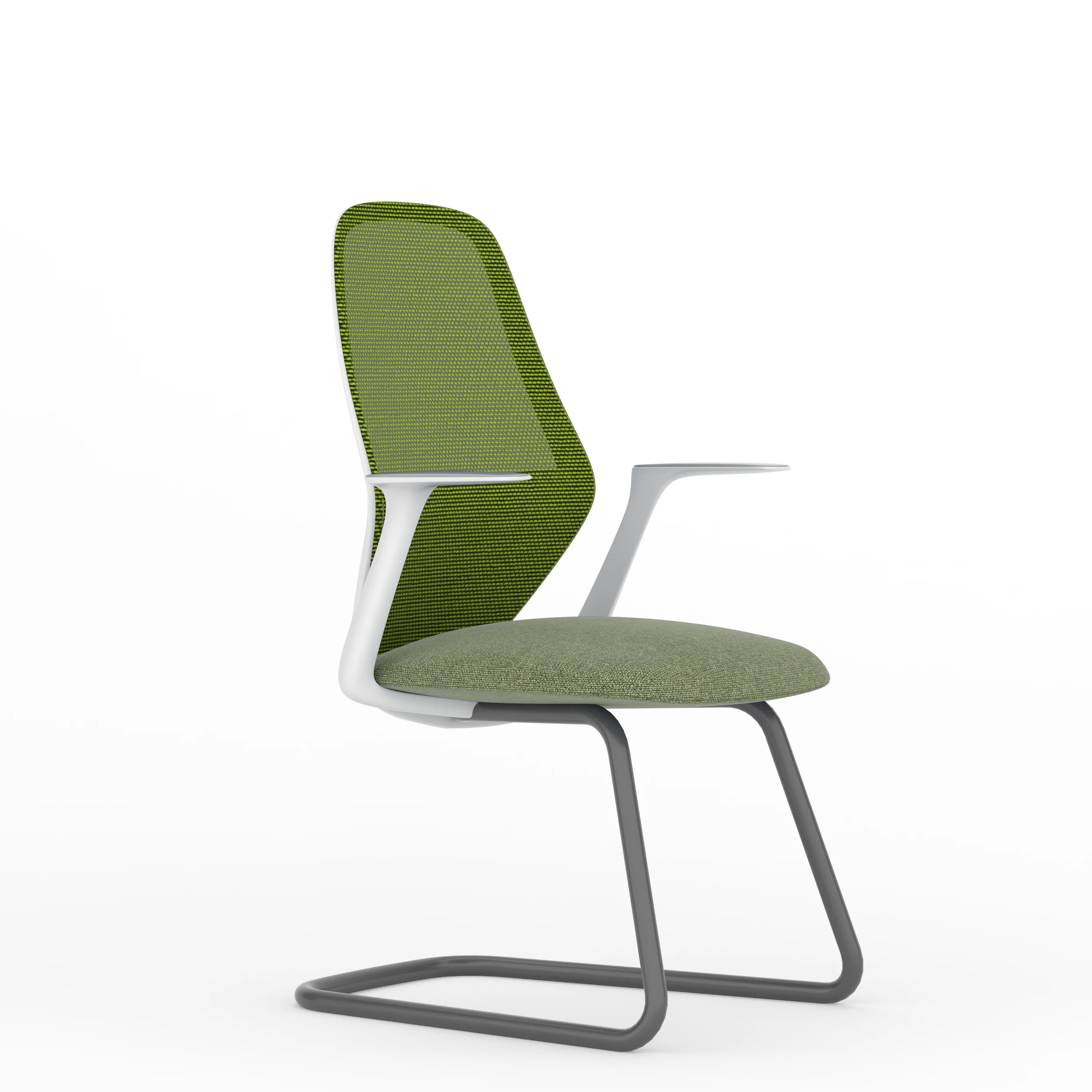 High Quality Modern Desk Chair with Colorful Europe Fabric Seat and Mesh Back New Wheel Work for Office & Conference Furniture