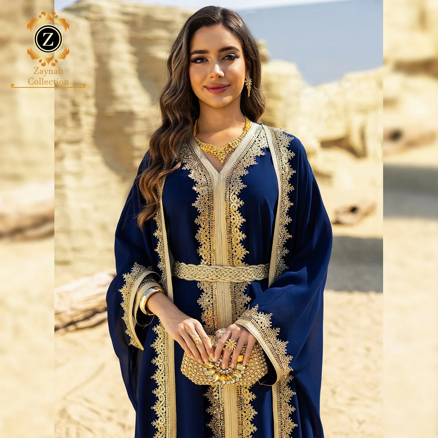 Zaynab Women Muslim Dress Wholesale Open Abaya Arabic Saudi Women Flower Latest Designs Jalabiya Ramadan Abaya