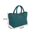 2024 New Arrival PU Weaved  Tote Bag with Small  Zipper Pouch  Crossbody Women Bag