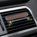 Fast Shipping Aluminium+Wood Car Diffuser Vent Clip Christmas