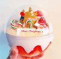 AK PET PS Plastic Clear Ball Mousse Cake Box for Christmas Portable Gift Boxes Food Carrier Packing Salad Carry Case Cake Tools