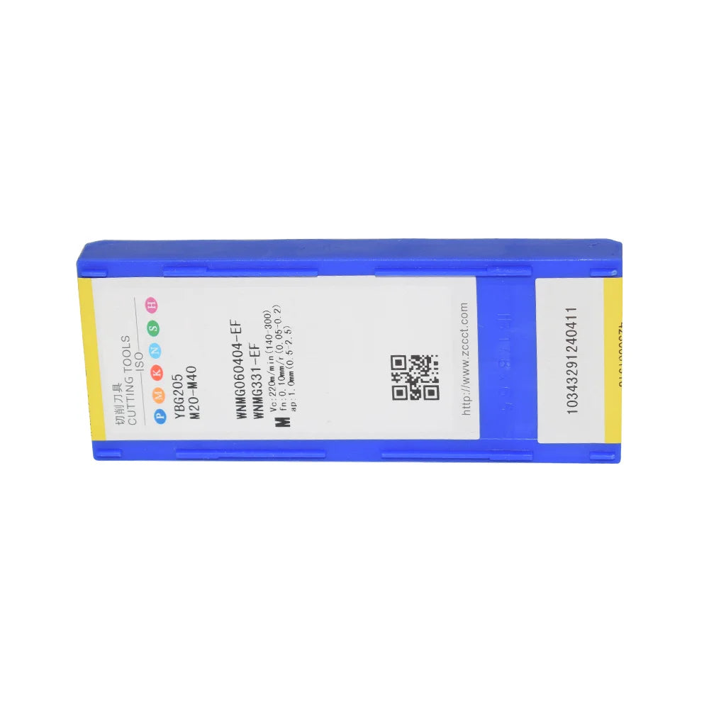 ZCC CNC Turning Tool Lathe Cutter WNMG060404-EF WNMG060408-EF YBG205 YBG205H Carbide Inserts Hot Selling Tool Inserts MOQ:10pcs