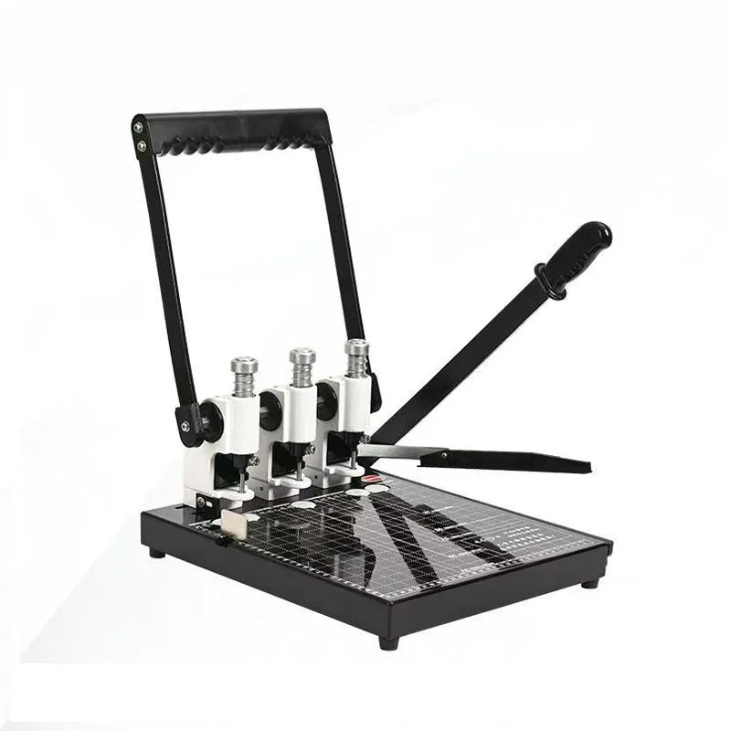 New Model Single-Hole Puncher for Personnel Files and Bank Documents Special Punching and Cutting Machine