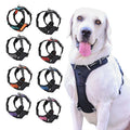 Customized Heavy Duty Vest Harness for Dog Pets Reflective Mesh Padded No Pull Dog Harness Leash Dog
