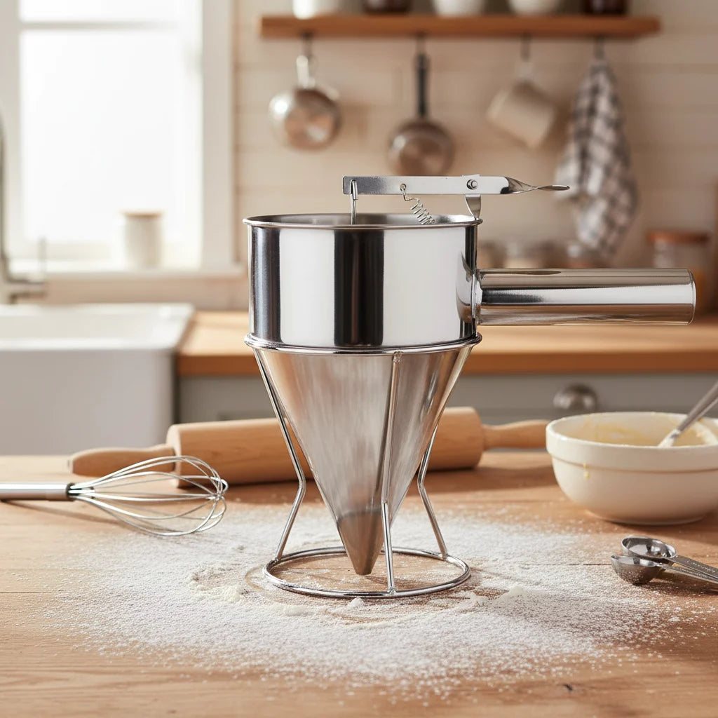 Stainless Steel Cake Pancake Bottle Cake Batter Dispenser Machine Batter Dispenser Puff Batter Dispenser Pancake