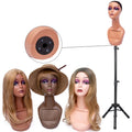Retail US Local Stock Sale Female Makeup Hat Jewelry Display Wig Head Realistic African Wig Mannequin Head for Women Wig Display MegaBDM
