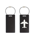 Customizable 1mm Anodized Aluminum Metal Matte Finish Souvenir Luggage Tags Blank for Laser Engraving Silk Screen Printing TMY