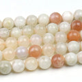 Cheap Genuine Mix Colors Moonstone Beads Strings for DIY Jewelry Making 6mm 8mm 10mm MegaBDM