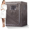 2 Person Full Size Steam Sauna Tent Portable Whole Body Home Spa Room