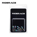 RIDERACE 6pcs/set MTB Bicycle Handlebar Screw M5*18MM Titanium-plated Colorful Stainless Steel Screw Stem Riser Screw in Bolt