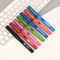 High Quality Custom Logo Large-Capacity Gel Roller Pen Blue Ink Office Stationery Gift Rubber Plastic Signature High Visibility