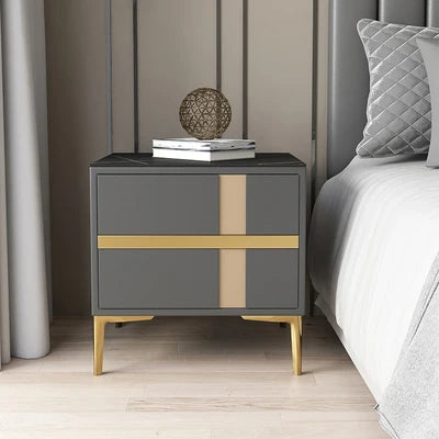 Hotel Bedside Table Side Tables Modern Wood Furniture Bedroom King Queen Size Bed Night Stand MegaBDM