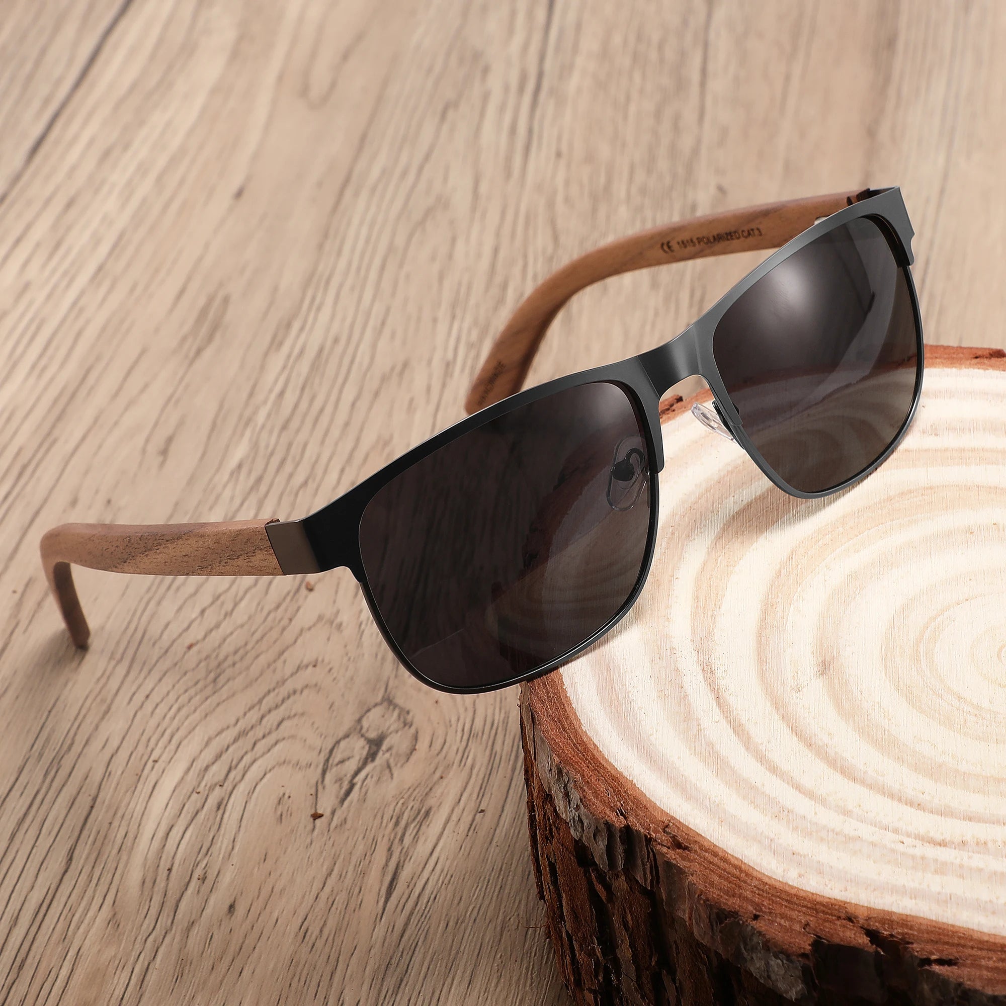 Conchen Wood Sunglasses Oversize Frames Custom logo Oem China Wholesale Sun Glasses