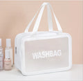 Large Capacity Tote TPE PVC Waterproof Travel Cosmetic Toiletry Bag Set