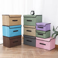Promotion Foldable Fabric Storage Box Rectangle Wardrobe Clothes Organiser Dustproof Sundries & Toy Clothing Storage Bin