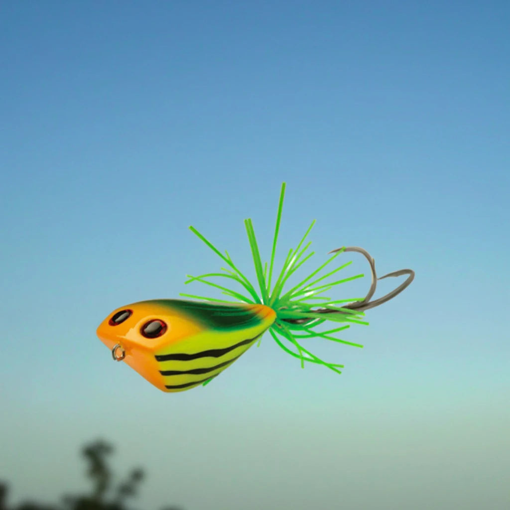 HISTAR Wholesale High Hit Rate 45mm 10g Soft Silicone Hard Bait 3D Eye Artificial Freshwater/Saltwater Fishing Frog Lure River Lake