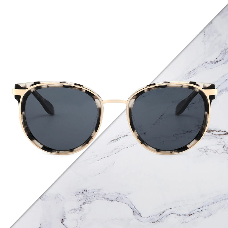 SENTA GLT 9095 Cat Eye Sunglasses Women Polarized Gradient UV400 Driving Eyewear Frame