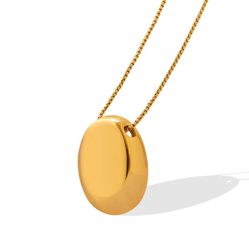 Tiny Wedding Necklace Gold Plated Stainless Steel Necklace Jewelry for Women
