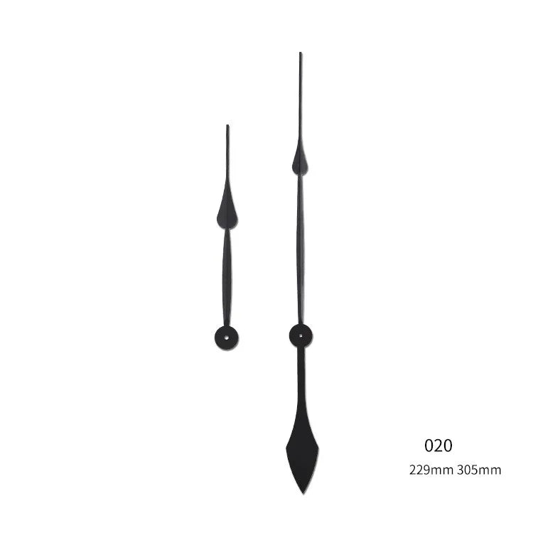 Large 12 Inches Longer Black Wall  Clock Arm Hand Set 30cm  300 mm for Big Wall Clock