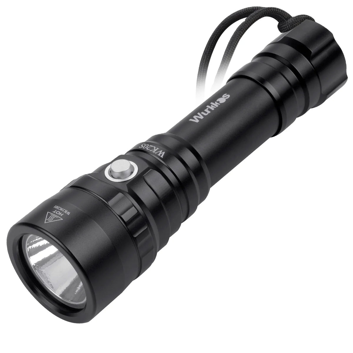 WK20S Powerful Max 2000 Lumen SST40 HD LED 4 Modes Diving Flashlight IPX8 Waterproof Rechargeable Scuba Dive Light