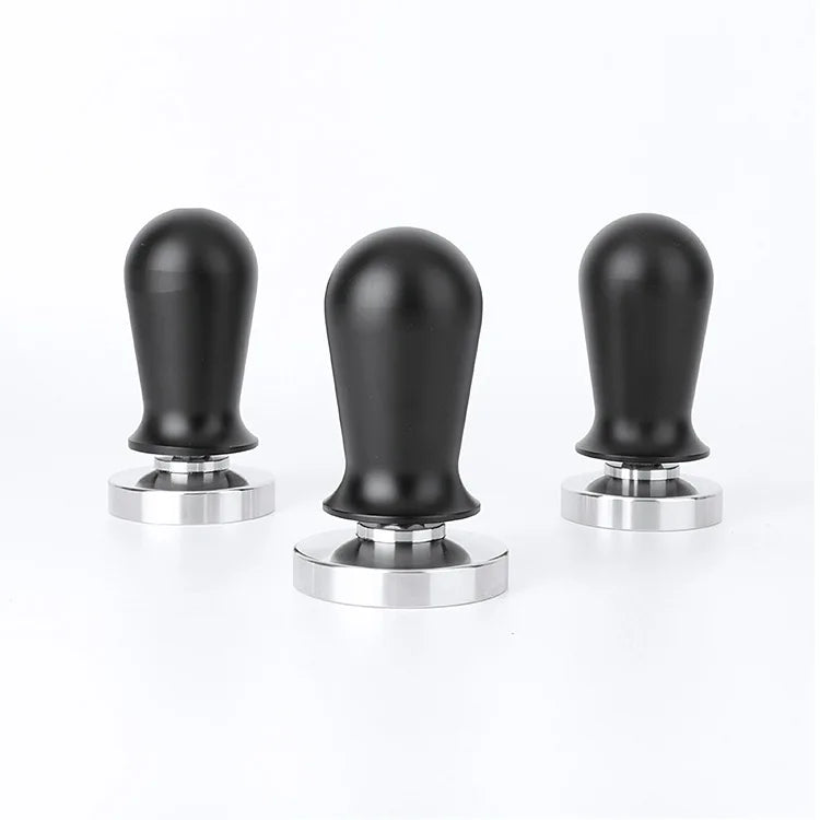 Private Label Customized logo Stainless Steel Calibrated Coffee Tamper Impact Spring Tool with 53mm 51mm 58mm Coffee Tamper