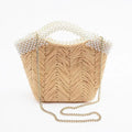 Pearl Bag Purses and Handbags Bags Women Tote Bag with Pearl Handle