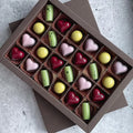 Manufacturer Customized Chocolate Candy Box Packaging 9 12 18 24 Tray with UVCoating Embossed Cover Paper Chocolate Box