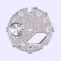 GA2100/2110 GShock Luxury Diamond DIY Light Blue Watch Mod Kit Dial for Casioak Ga2100
