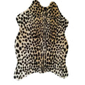 Leopard Rug Animal Skin Jacquard Carpet for Home Silver Gold Faux Fur Rugs