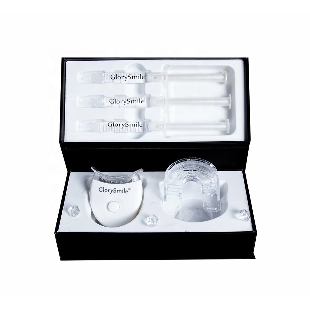 CE Approved Best Tooth Bleaching Whitening Gel Set Custom  Led Teeth Whitening Home Kit Private Logo