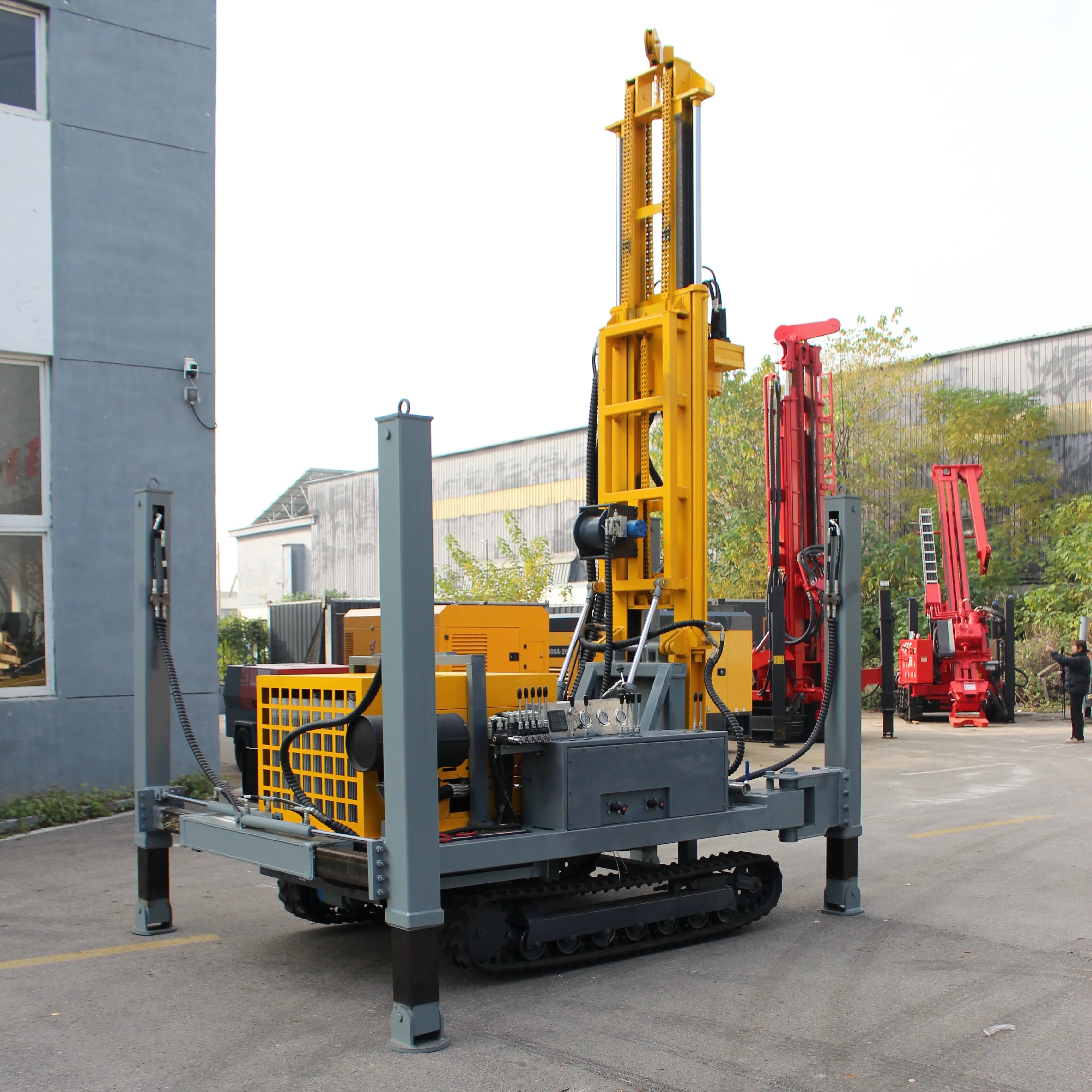 120m Water Well Drilling Rig Water Well Drilling Machine 200m 35HP Drilling Rig
