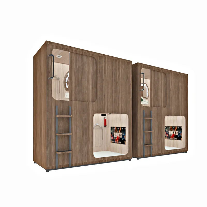 WE FACTORY Wooden Sleep Pod Office and Hotel Furniture Comfortable Capsule Bed
