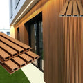 Teak Wood Outdoor Wall Panel Flexible Wall Cladding Panel for Exterior Wall