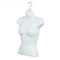 Wholesale Half Body Chrome Silvery Lingerie Clothes Shop Female Underwear Adult Display Hanging Plastic Mannequin