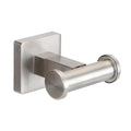 CUSTOM DESIGN Robe Holder Bathroom Silver Double Hook Wall Mount Hand Towel Hanger Bathroom Accessories