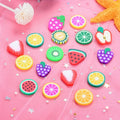2cm 3D Fruit 3D Polymer Clay Slices Plastic Sprinkles for Slime Jewelry Accessories