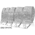 Popular Trends Self-adhesive Hot Fix Multicolor Rhinestone Trim for Wedding Dress Decoration