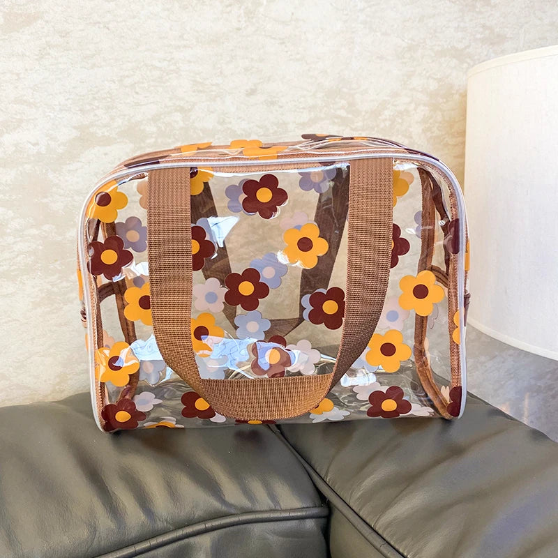 Inventory Custom Printed Transparent PVC Crossbody Bag Shoulder Bag Women's Transparent Wallet