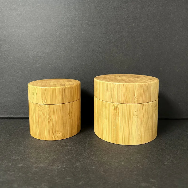 30g 50g 100g 150g 200g 250g 400g Natural Skincare Packaging Cosmetic Bamboo Soap Skin Cream Shea Butter Jar