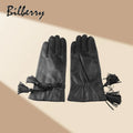 Sample Support High Quality Genuine Dress Sheepskin Leather Gloves for Women Warm Winter Texting & Driving Gloves Daily Outdoor